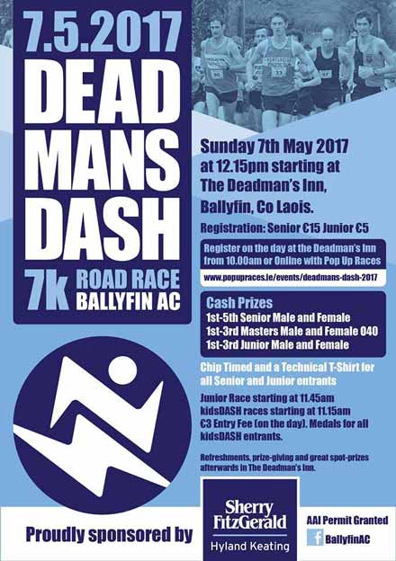 Deadmans Dash Ballyfin Poster 2017