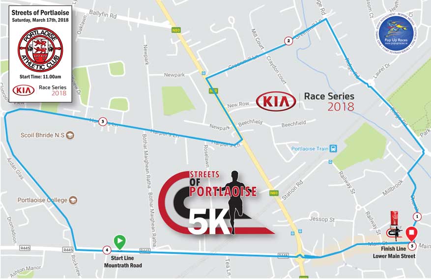 Road Race Map 2018 Low Res