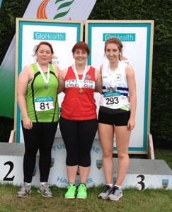 Seodhna Hoey selected as Laois Senior Athlete for 2016 by Leinster Athletics