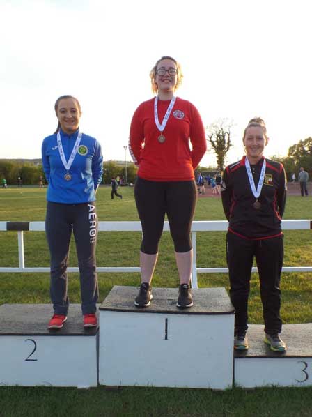 Seodhna Hoey at St.Abbans Laois Track and Field 2017